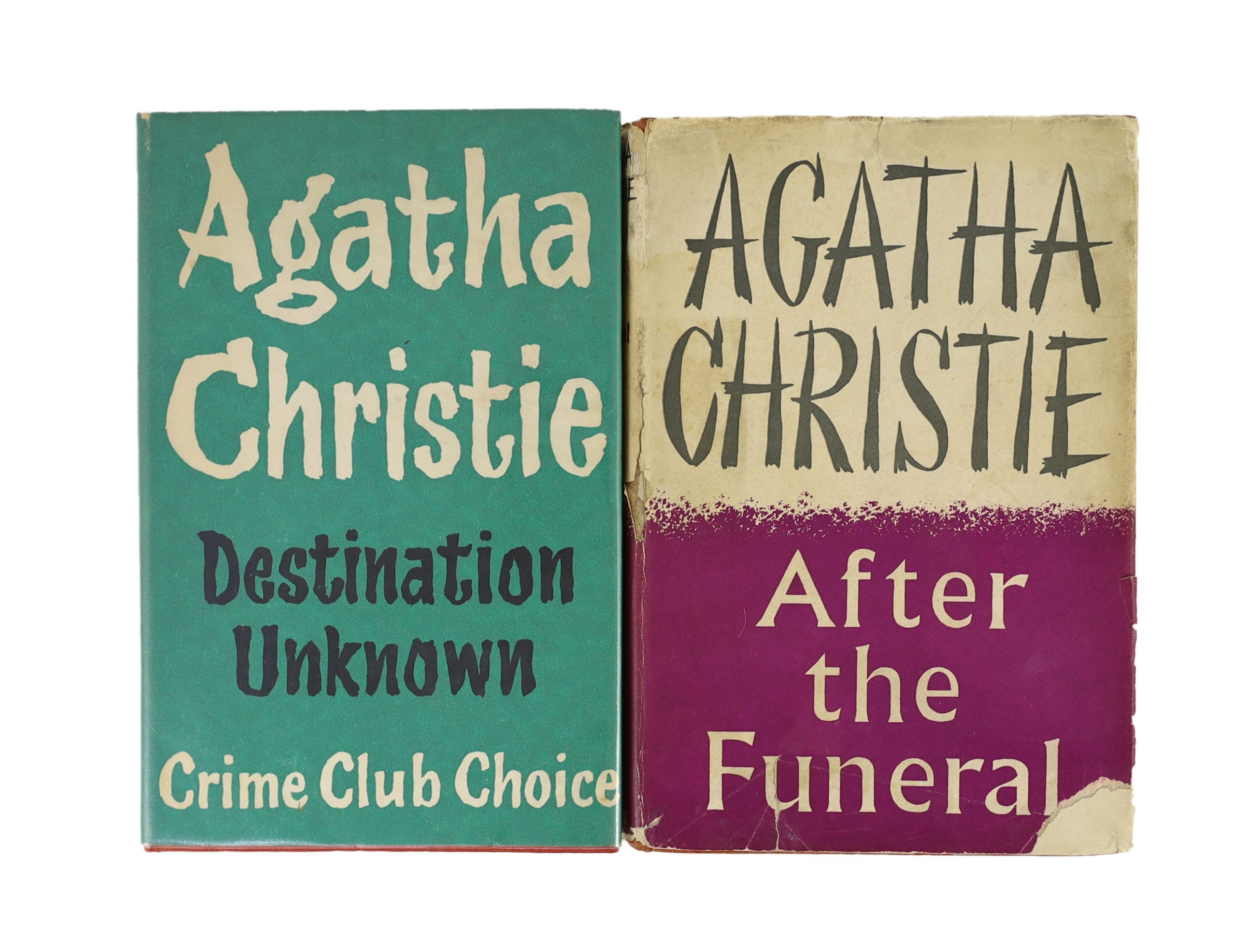 Christie, Agatha - Two works - After the Funeral, 1st edition